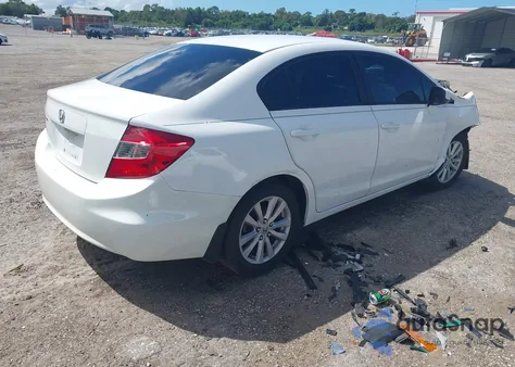 2012 Honda Civic Ex-L from USA, damaged, VIN 19XFB2F96CE023817